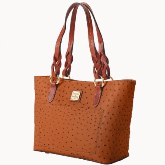 Dooney & Bourke Ostrich Tammy Tote - Picture 2 of 9